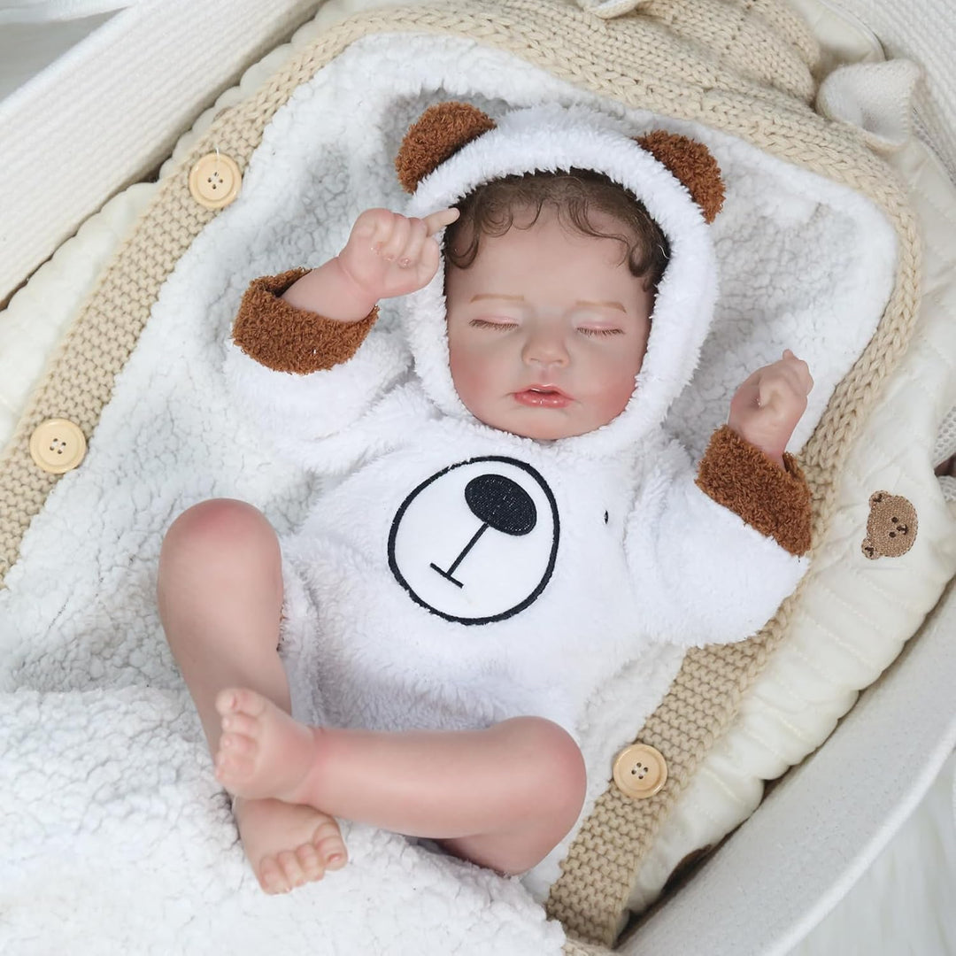 KSBD Reborn - Muñeca realista Reborn de 20 pulgadas, con cabello en...
