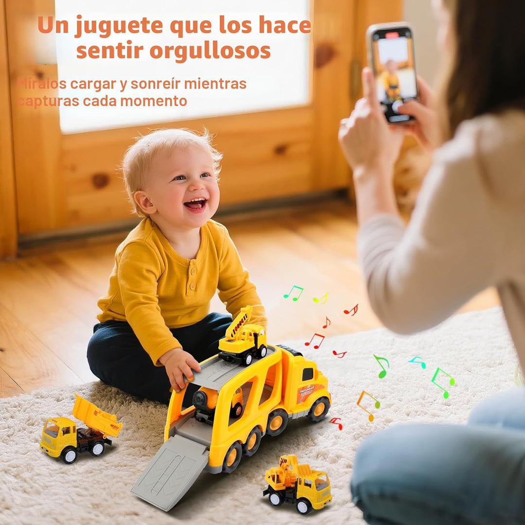Nicmore Camión de Construcción para Niños Pequeños: Juguetes para N...