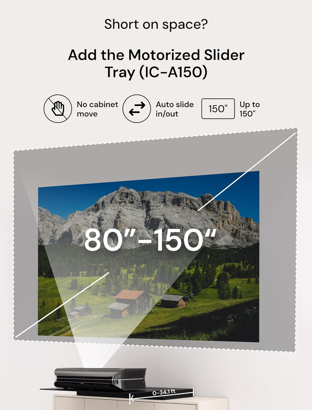 AWOL VISION LTV-2500 Proyector láser triple de 4K UHD de proyección...