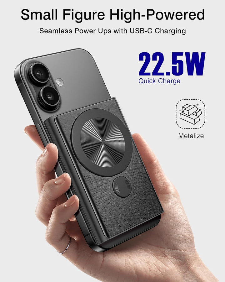 Kesguar - Cargador portátil magnético de 10000 mAh, banco de energí...