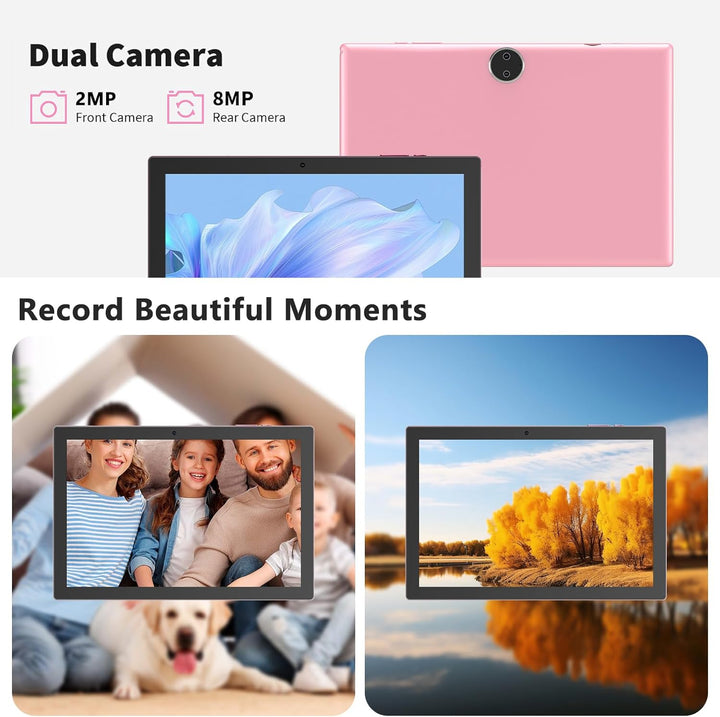 RUIQIAI Tablet Android 15, tableta 2 en 1 de 10 pulgadas con funda...