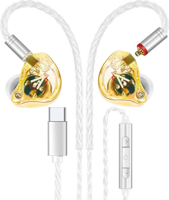 Vibes 202MC Auriculares con Cable USB-C - Auriculares Intraurales U...