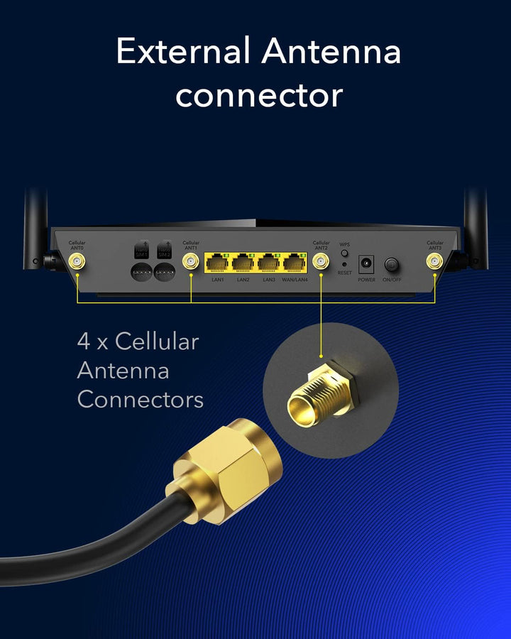 Cudy Nuevo Router CPE 5G NR SA NSA WiFi 6 AX3000, Router 5G Celular...