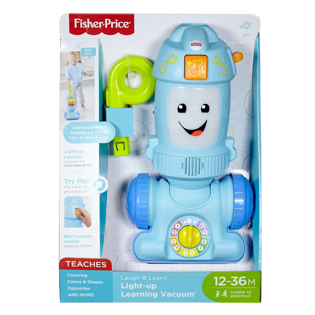 Fisher-Price - Aspiradora de juguete de la serie Laugh & Learn