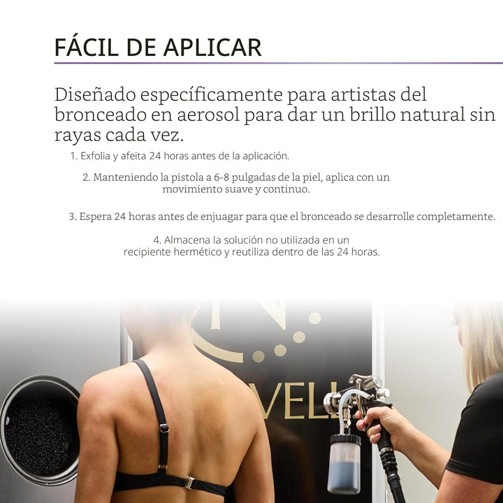 Norvell Solución de bronceado en aerosol prémium veneciano de 1 lit...