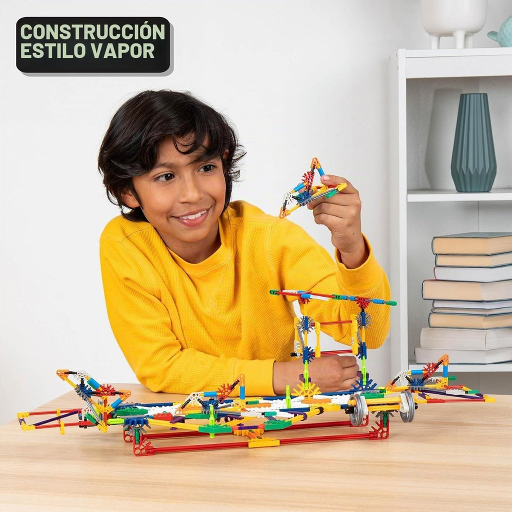 K'NEX - Juego de construcción de valor Click & Construct - 522 piezas, construcción STEM, juego creativo para mayores de 7 años