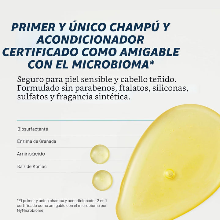 Nutrafol Champú y acondicionador 2 en 1 para hombres, limpia, hidra...