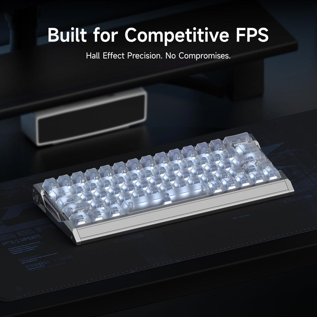 IQUNIX EV63 Teclado para juegos con efecto Hall 60% | Interruptor m...