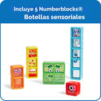 hand2mind Numberblocks Botellas Sensoriales del Uno al Cinco
