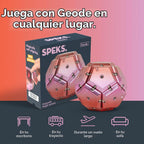 Speks Geode - Juguete magnético antiestrés | Juguete sensorial de escritorio para adultos y adolescentes de 14 años en adelante | Regalo para alivio del estrés | Esfera, rosa