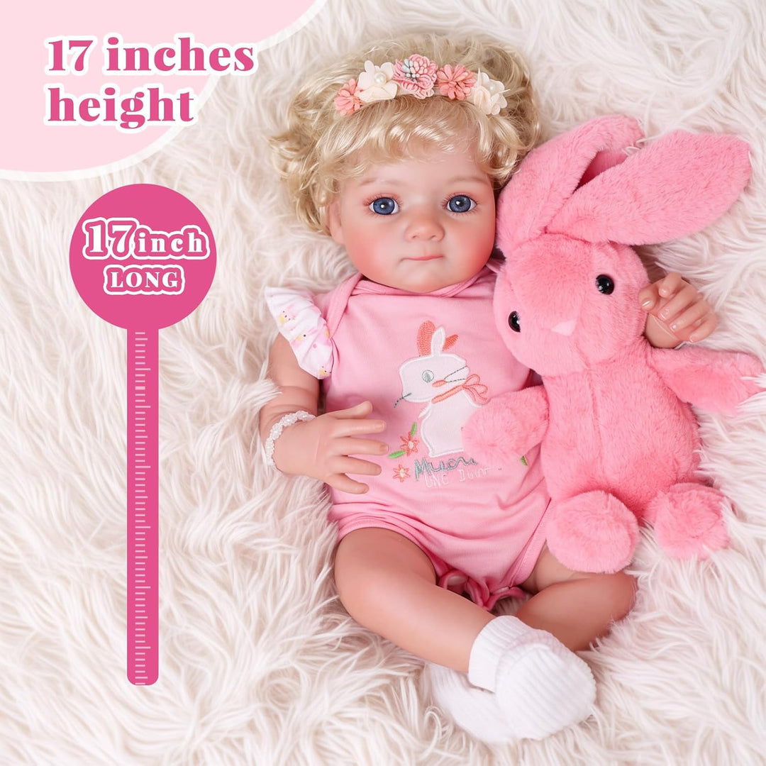 BABESIDE Muñecas Reborn con moisés JUSS001QQWA-TC-88 0128