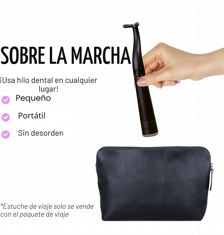 Flosser eléctrico FLAUS - Tejido extra fuerte - Removedor de placa...