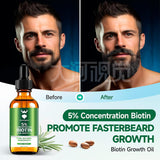 MistySprite Aceite de crecimiento de barba para hombre, 5% de bioti...