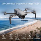 Holy Stone HS900 Drone con Camera para Adults, 3-Axis Gimbal, 8K Photo, 4K/30FPS Video, 20000Ft Transmission, AI Follow Me, Smart Return, QuickShots, Beginner-Friendly
