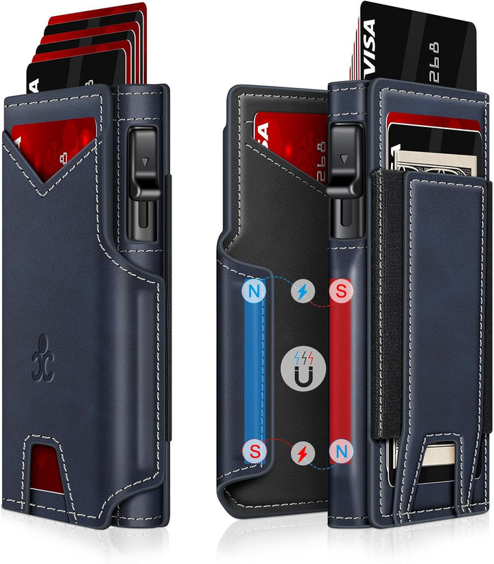 Cartera SEMORID para hombres con soporte para tarjetas de crédito d...