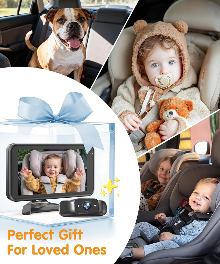 Babyvue BC1 - Cámara de coche para bebé pantalla HD 1080P