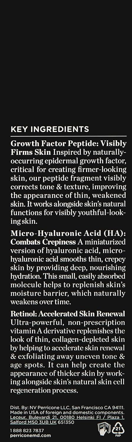 Perricone MD Cold Plasma Plus Frágil Tratamiento Terapia Piel 6 Oz...