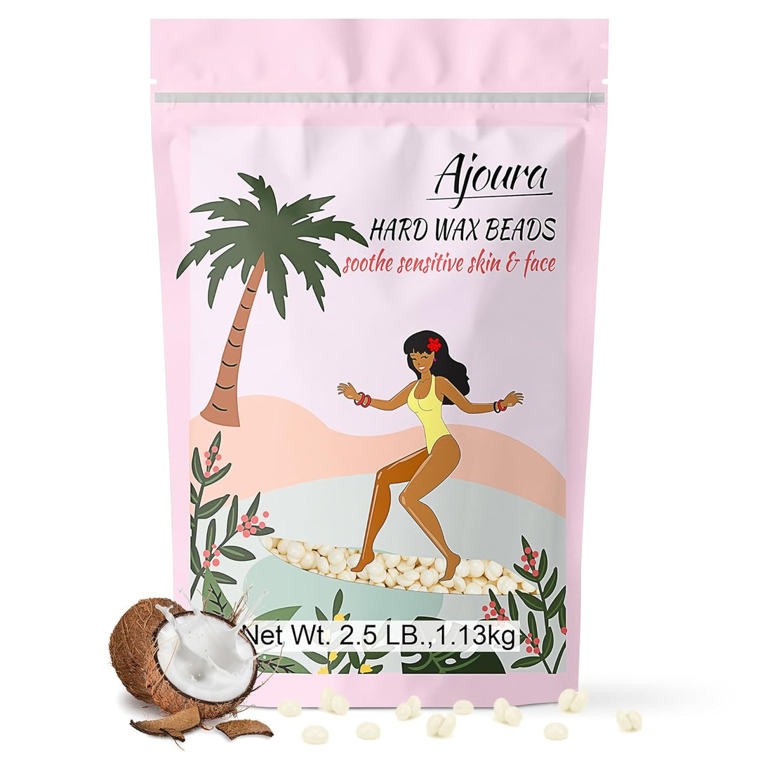 Ajoura - Perlas de cera de 2.5 lb para la depilación - Cera dura pr...