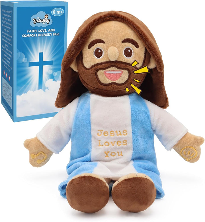 Yelakey Muñeco de peluche que habla Jesús Habla 36