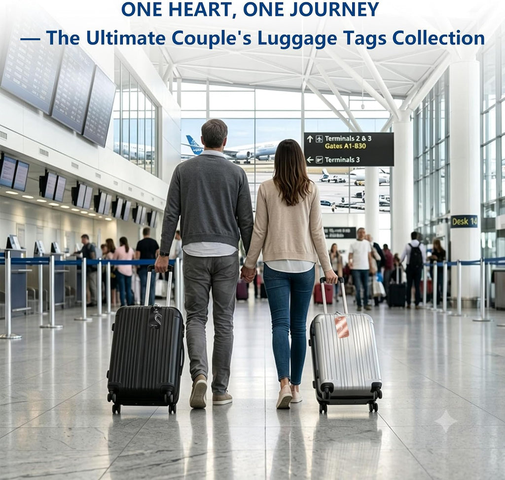 Etiquetas de equipaje inteligentes para parejas: QR-Scan Lost