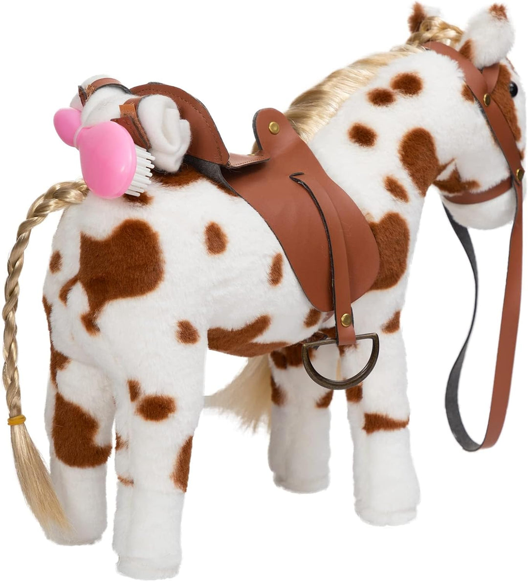 HollyHOME Appaloosa Caballo de Peluche Bonito Poni Juguete de Peluc...