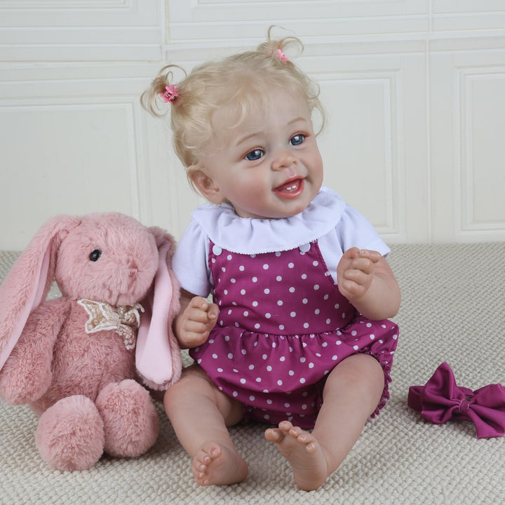 CHAREX Muñeca Reborn de bebé realista niña \u2013 Muñeca de bebé re...