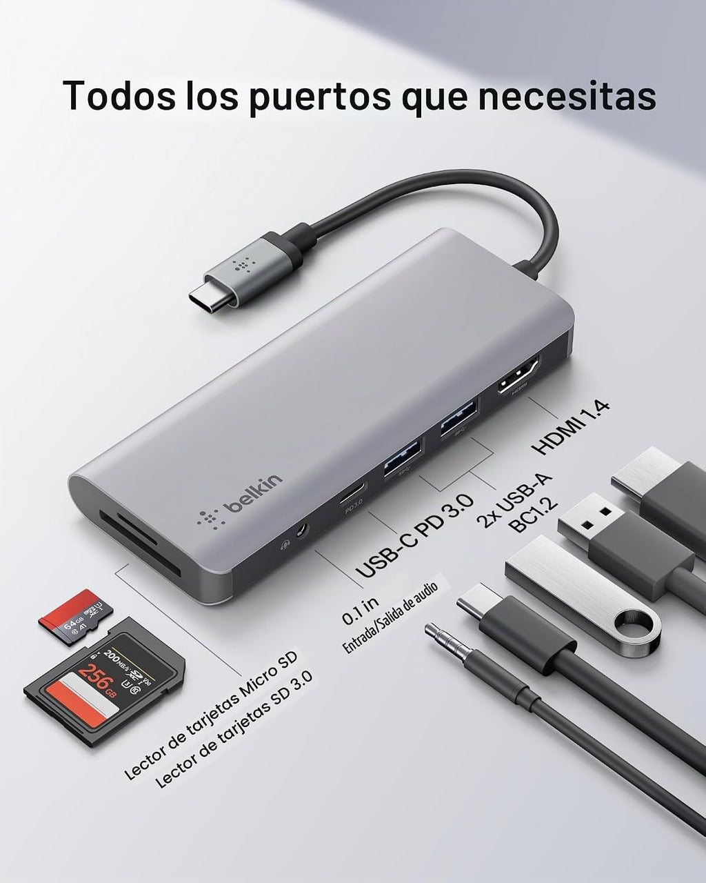 Belkin, PVC003btSGY, hub USB