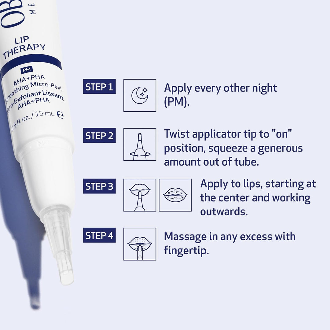 Obagi Lip Therapy AHA+PHA suavizante Micro-Peel con ácido hialuróni...