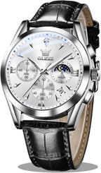 Relojes OLEVS para Hombre Lujo Esfera Grande Relojes Impermeables