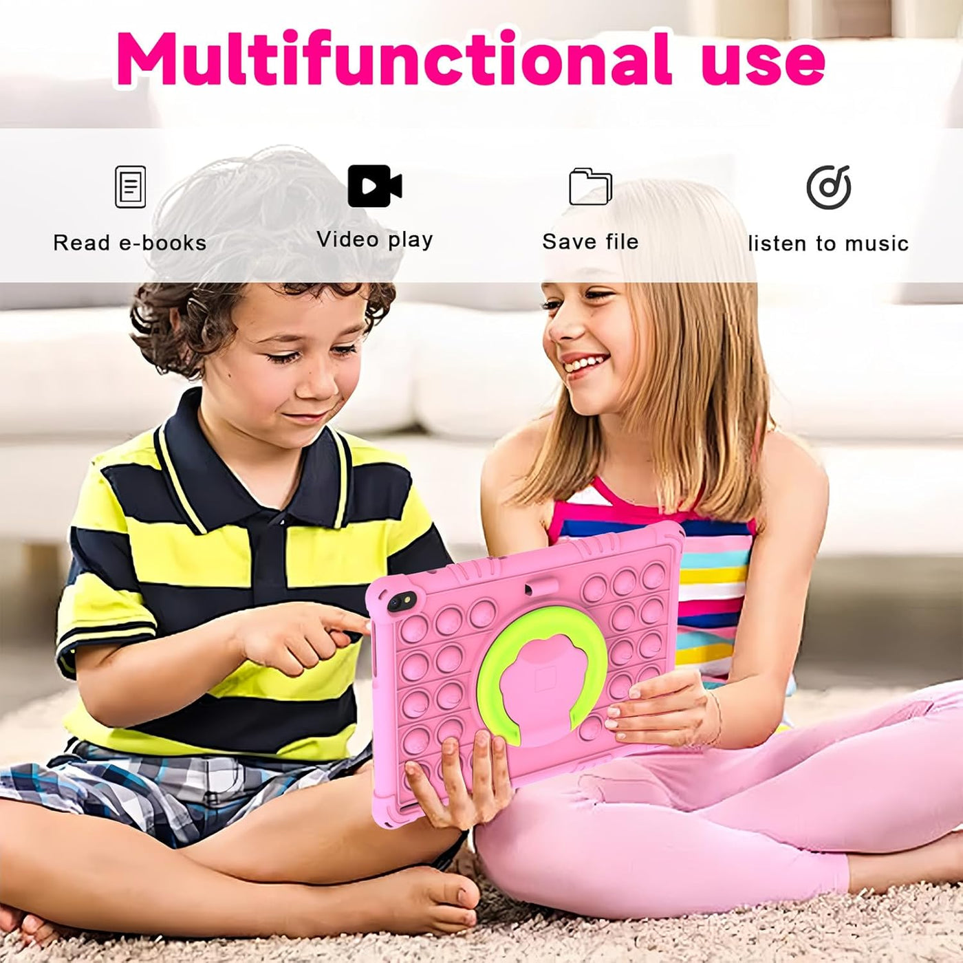 Tablet Android 15 para niños, tabletas de 10 pulgadas para niños, 8...