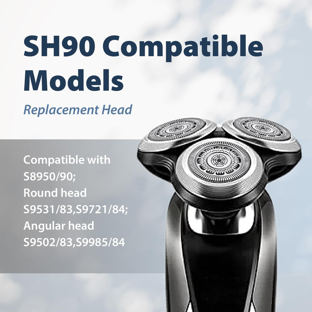 SH90 Cabezales rotativos de repuesto para Philips Norelco Shavers S...