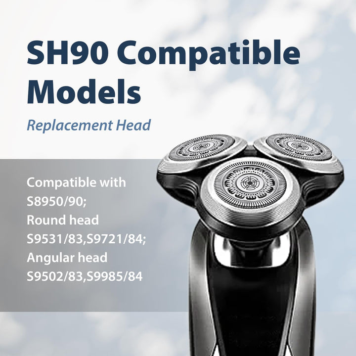 SH90 Cabezales rotativos de repuesto para Philips Norelco Shavers S...