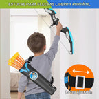 Bow y Arrow para Kids, LED Light Up Archery Set, Indoor Outdoor Sport Gifts para Boys Girls Ages 4-12