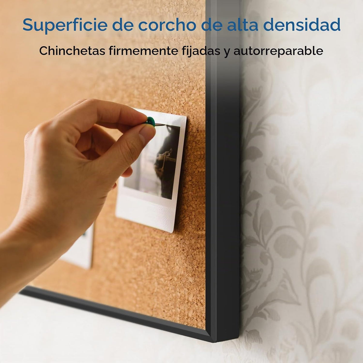 Combo magnético de borrado en seco y tablero de corcho, 24 x 18 pulgadas