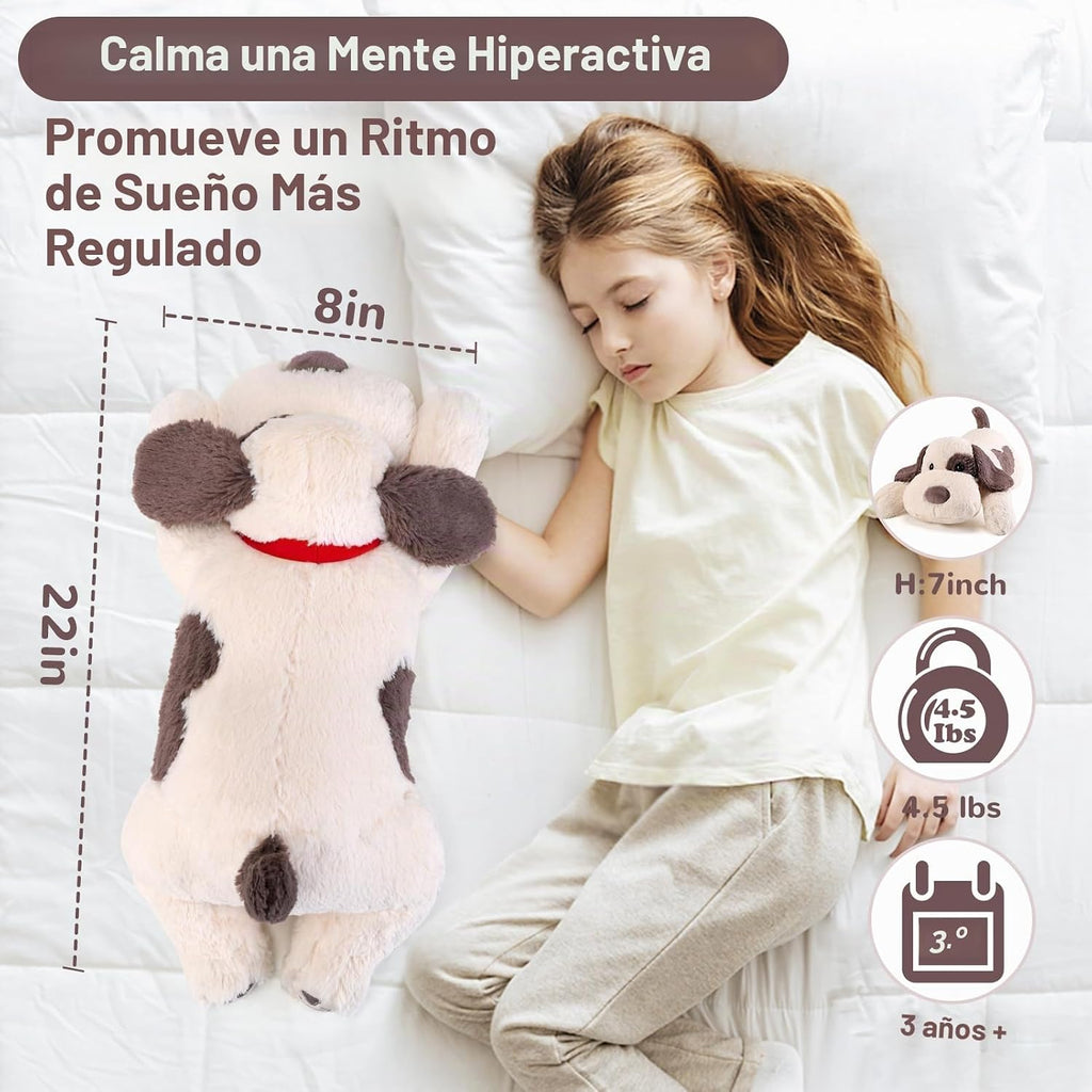 meowtastic Animales de Peluche Ponderados para Perro, Almohada de Peluche para Niños