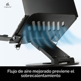 ErgoLith Soporte para computadora portátil 3 en 1 para escritorio,...