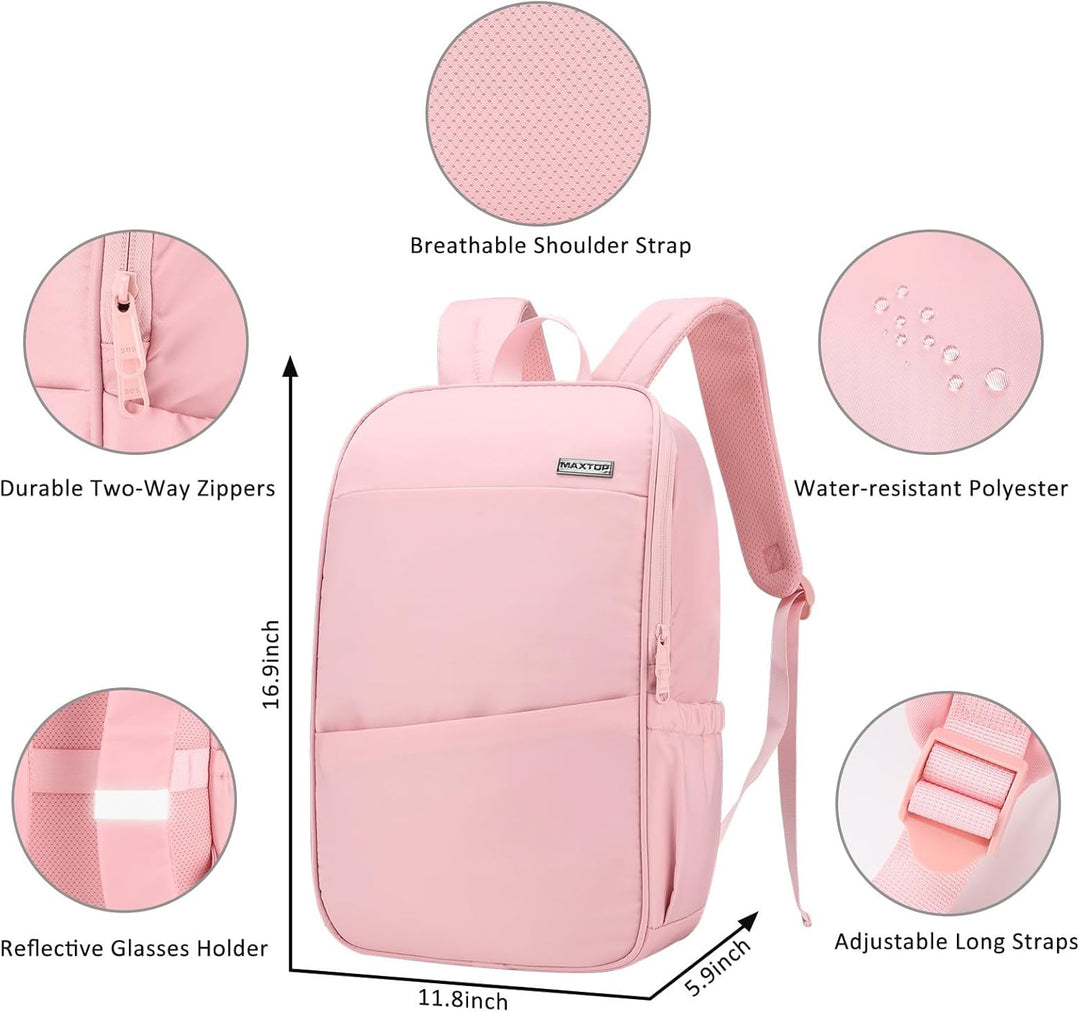 MAXTOP Mochila de viaje para computadora portátil, mochilas de nego...