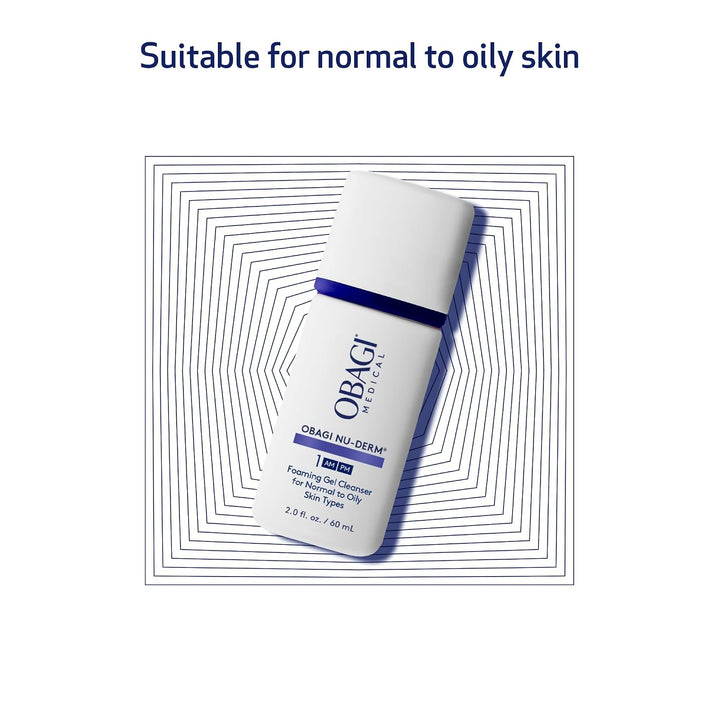 Obagi Nu-Derm Limpiador en Gel Espumoso para la cara \u2013 Limpiad...
