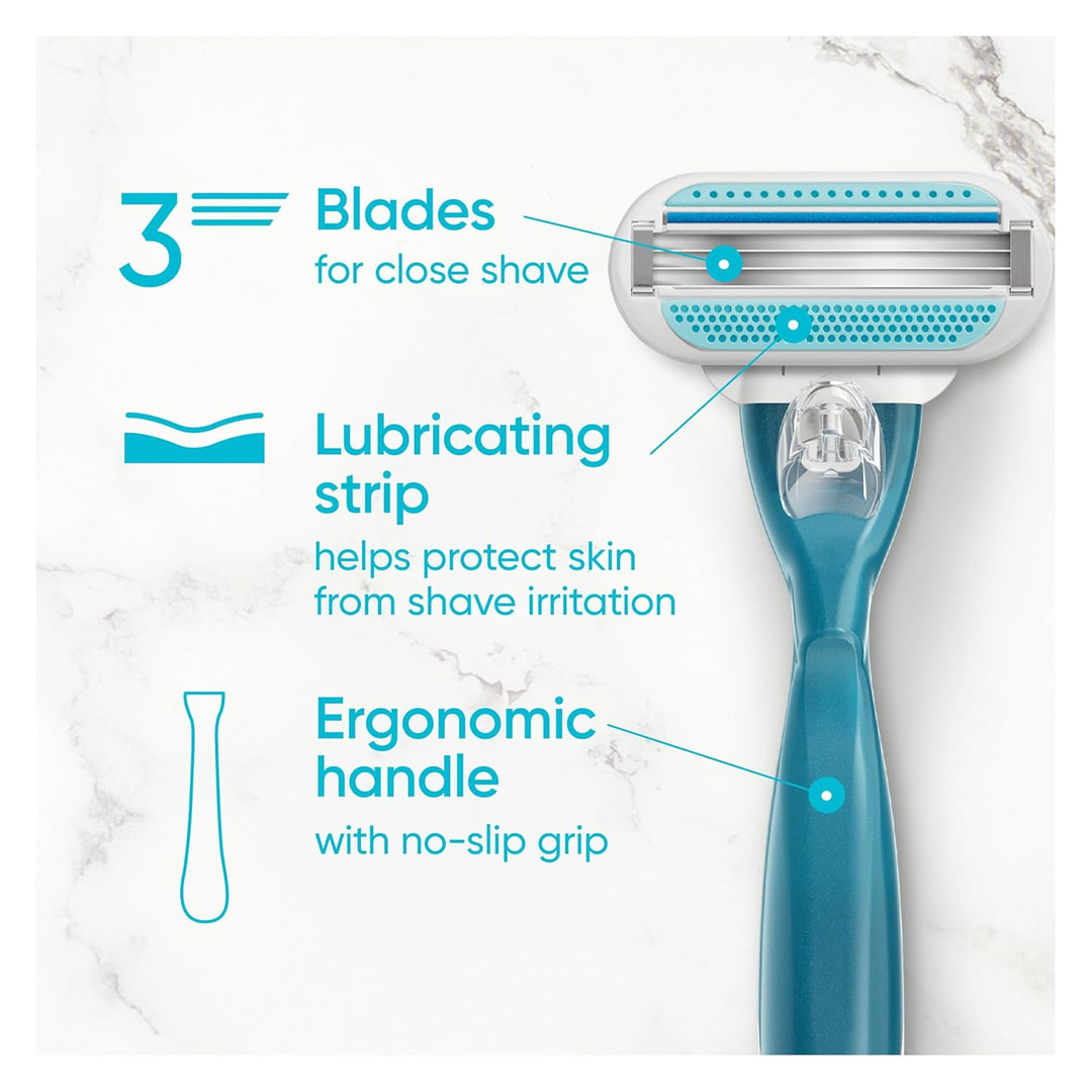 Gillette Venus Smooth Razor para mujeres, incluye 1 mango de afeita...