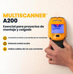 Zircon® Buscador de pernos MultiScanner™ A200 con detección de metales y