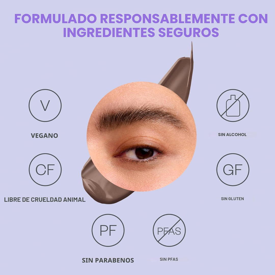 Wonderskin Wonder Blading Tinte para Cejas y Mascarilla - Tinte de...