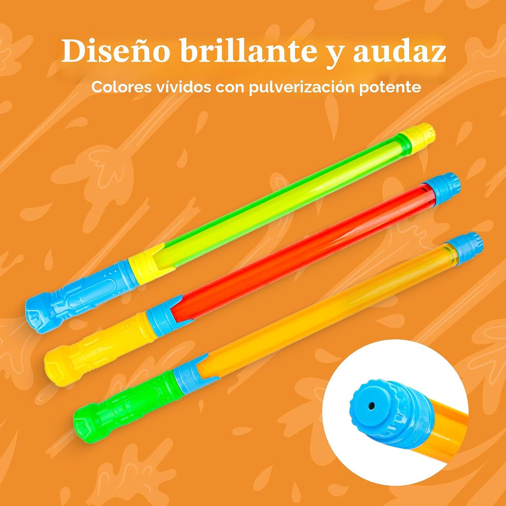JOYIN Paquete de 18 pistolas de agua de 16.5 pulgadas, pistolas de agua a granel, piscina al aire libre de verano, patio trasero, juego de agua de playa, juegos de lucha y piscina