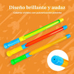 JOYIN Paquete de 18 pistolas de agua de 16.5 pulgadas, pistolas de agua a granel, piscina al aire libre de verano, patio trasero, juego de agua de playa, juegos de lucha y piscina