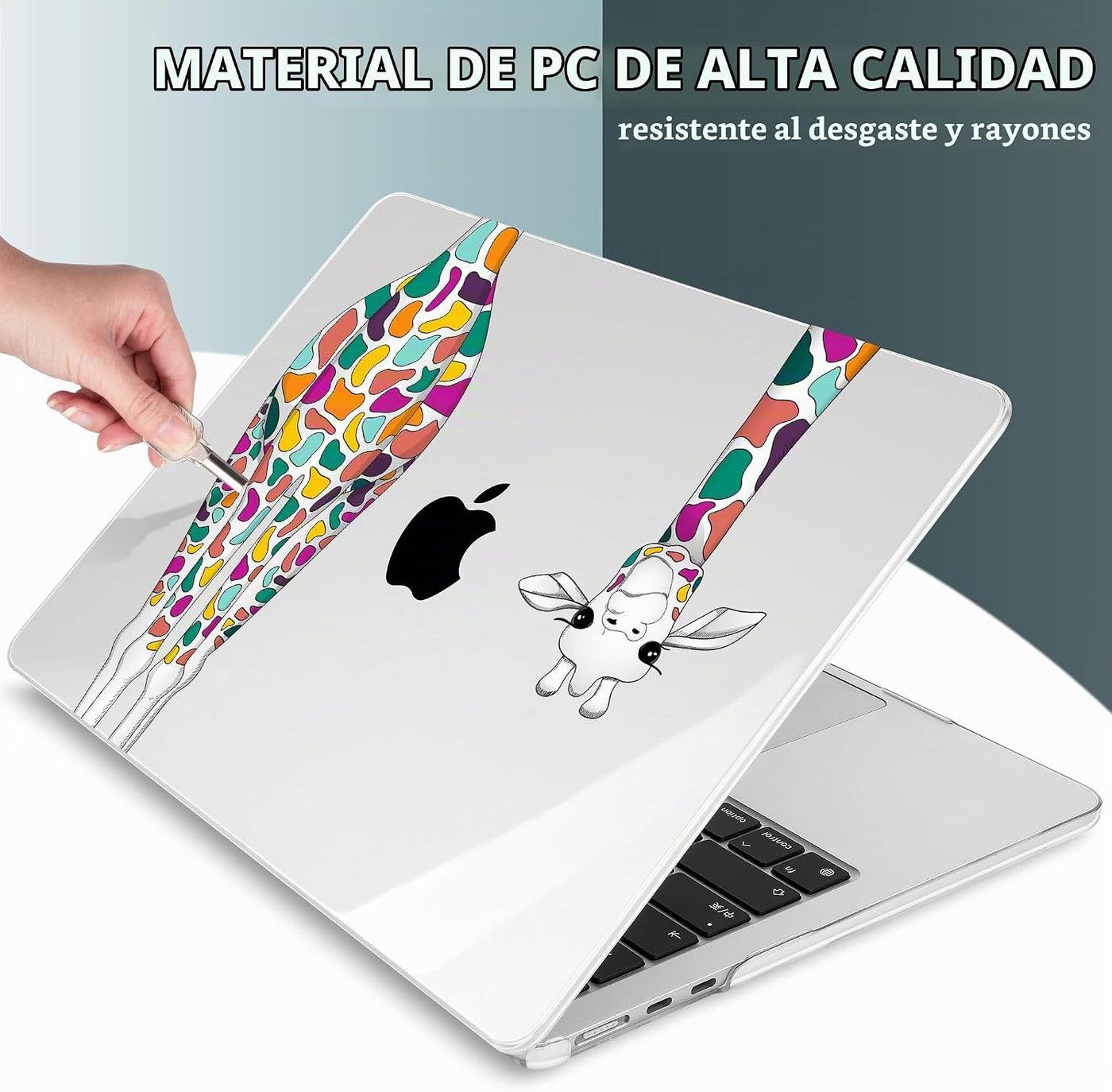Mektron Funda para MacBook Air 2025 M4 de 13.6 pulgadas A3240 compa...