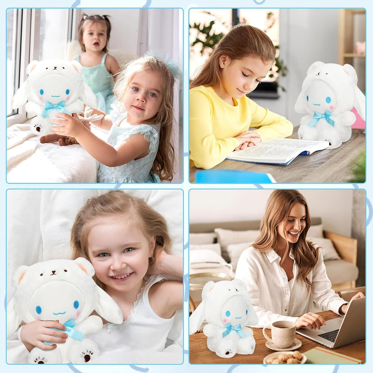 10inPlush, Figura de Peluche de Dibujos Animados Kawaii, Peluche Adorable de Animalito