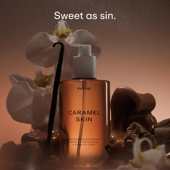 PHLUR Caramel Skin Body Mist \u2013 Fragancia corporal y cabello \u...