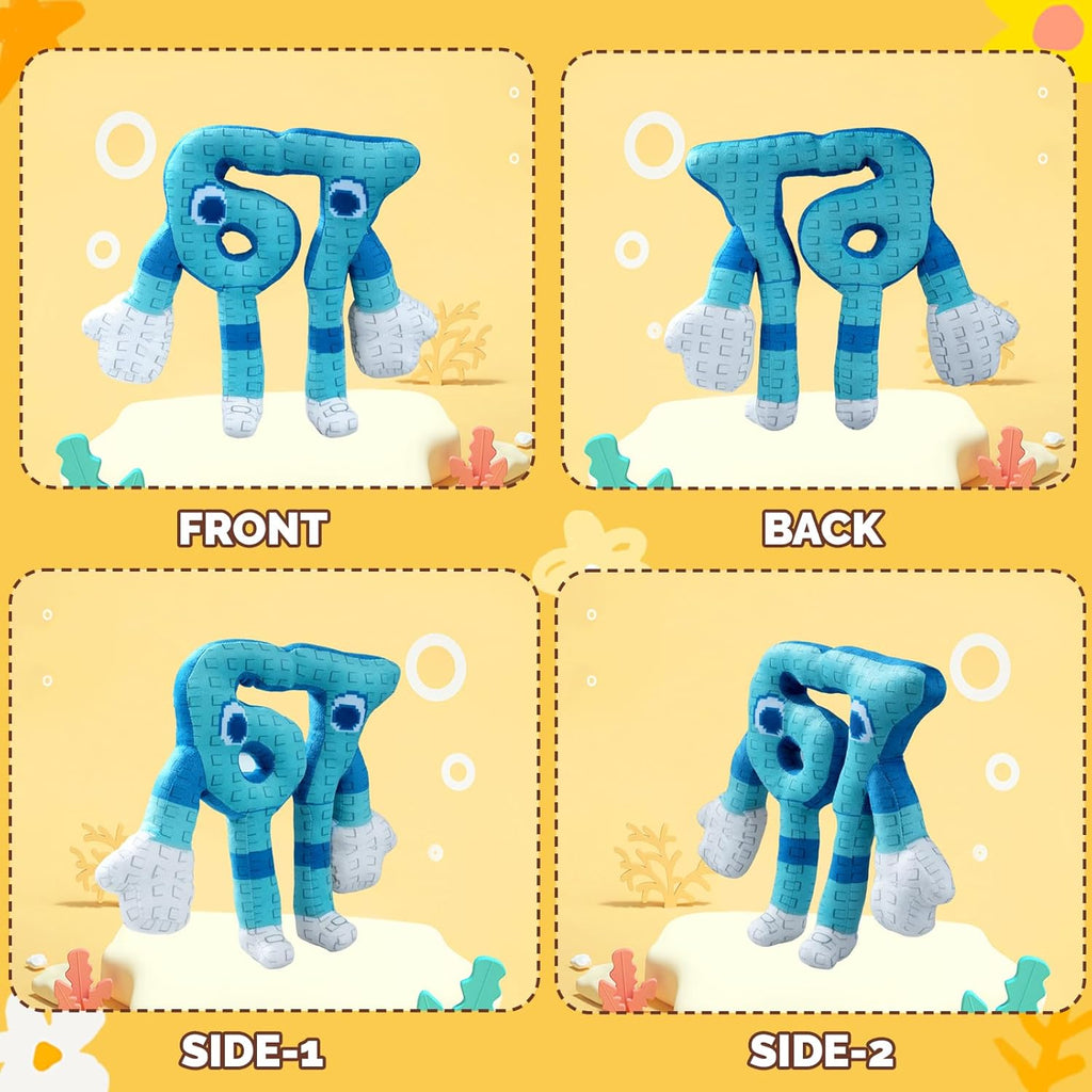 Brainrot 67 Peluche Italian Brainrot Six Seven Peluche Blue Style 10 pulgadas (67 Azul)