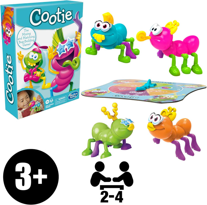 Hasbro Gaming Cootie - Juego de construcción de insectos