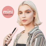 Terviiix Mini plancha plana para el cabello, temperatura ajustable,...