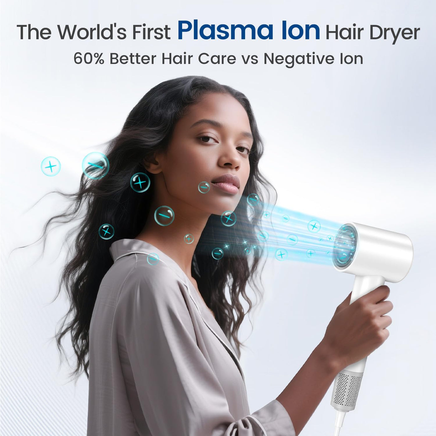 Hair Dryer with 110000 RPM High Speed 1400w Motor for 1-5min Fast D...